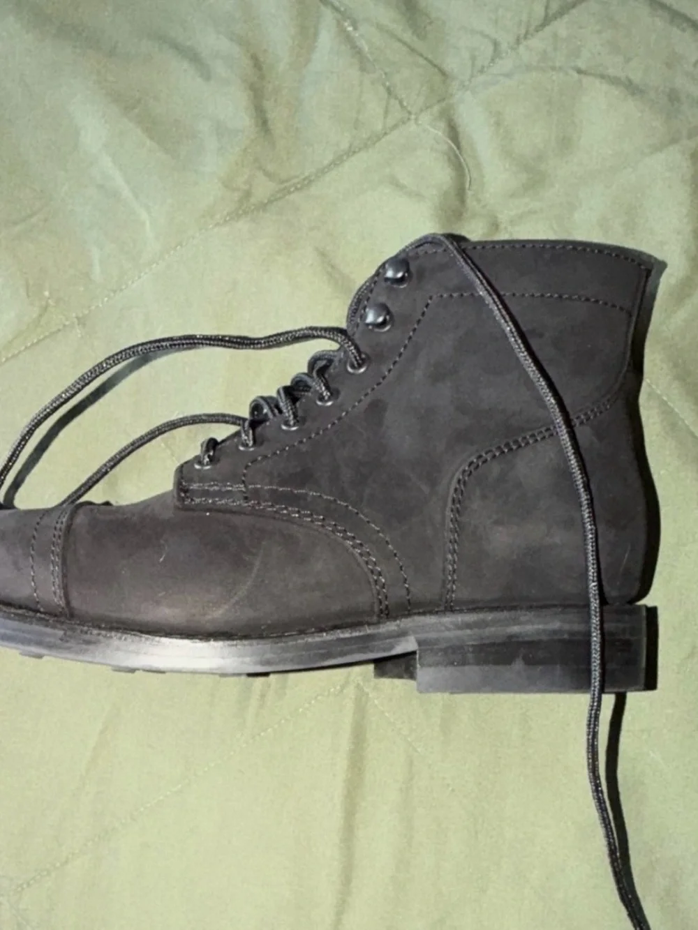 Thursday Boot Company Black Leather Lace-Up Men's Boots